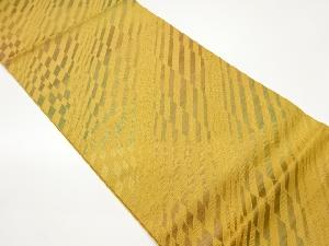 本場筑前博多変わり斜線模様織出し名古屋帯